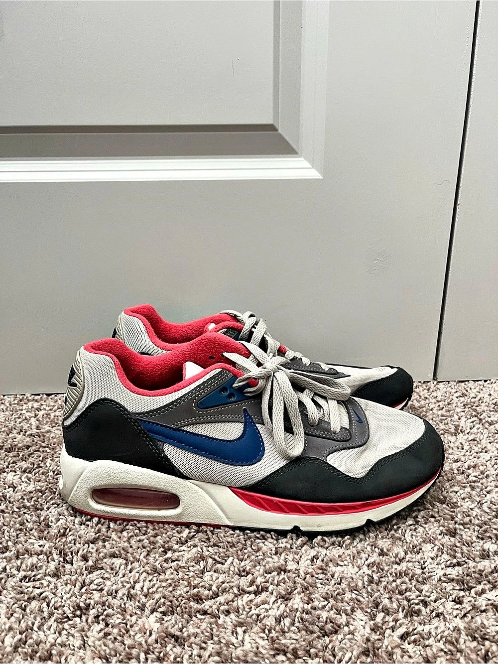 Nike Air Max 1 Sneakers White & Black, Pink US 9